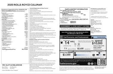 Used 2020 Rolls-Royce Cullinan AWD/4WD image 16