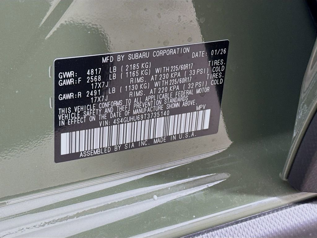 New 2026 Subaru Crosstrek 2.5i Wilderness image 38