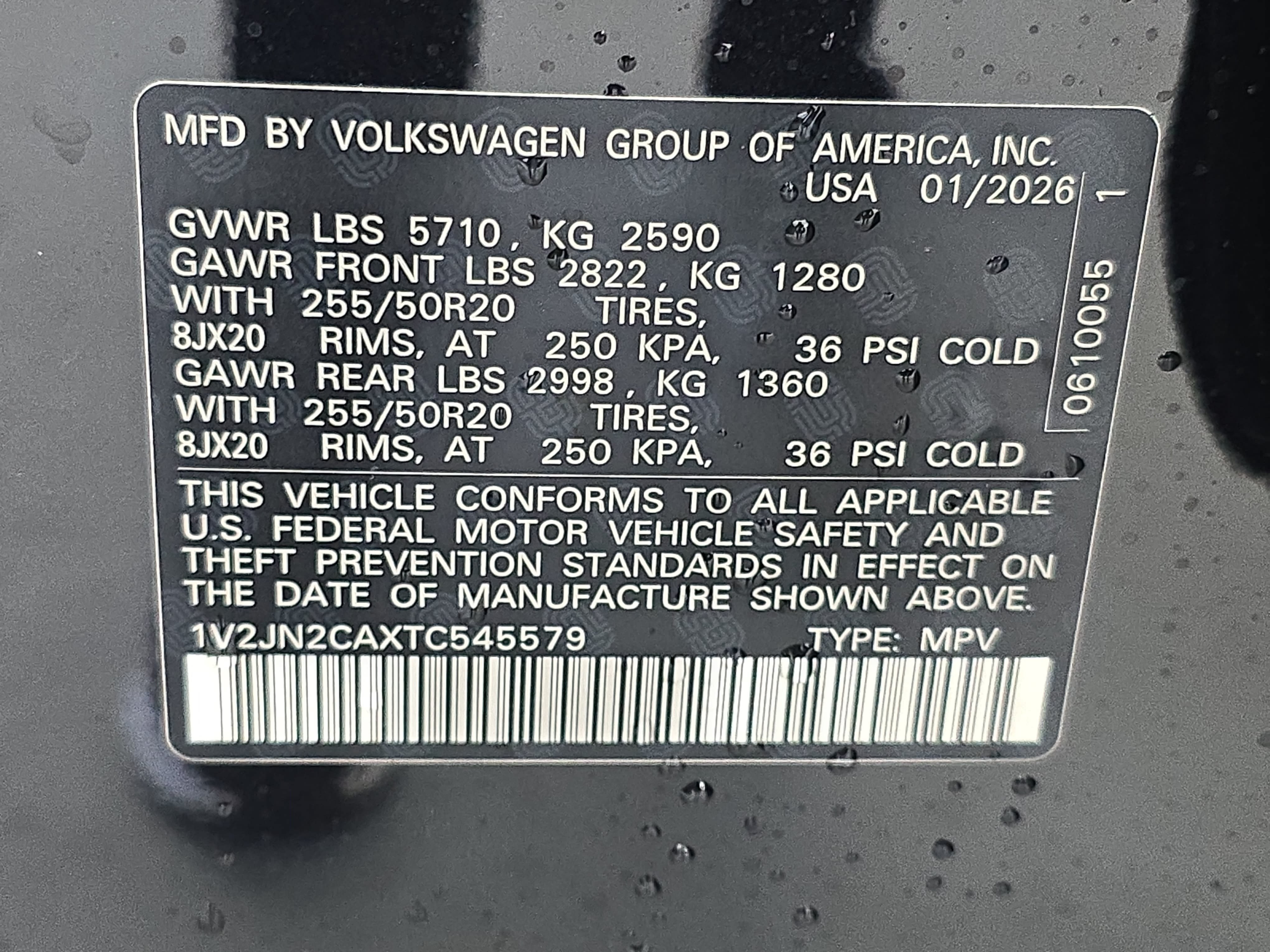 New 2026 Volkswagen Atlas SE FWD image 37