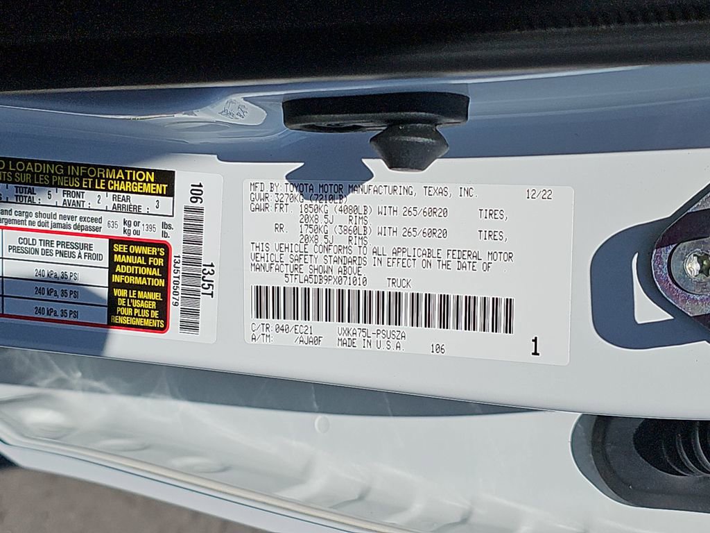 Used 2023 Toyota Tundra SR5 w/ TRD Off-Road Premium Package image 38