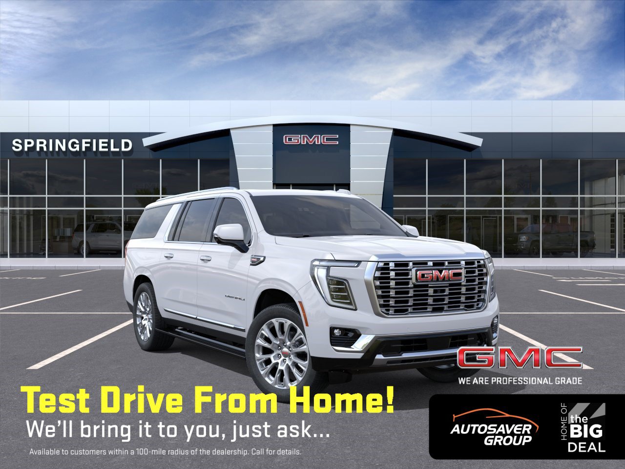 New 2026 GMC Yukon XL Denali w/ Sun & Power Step Package