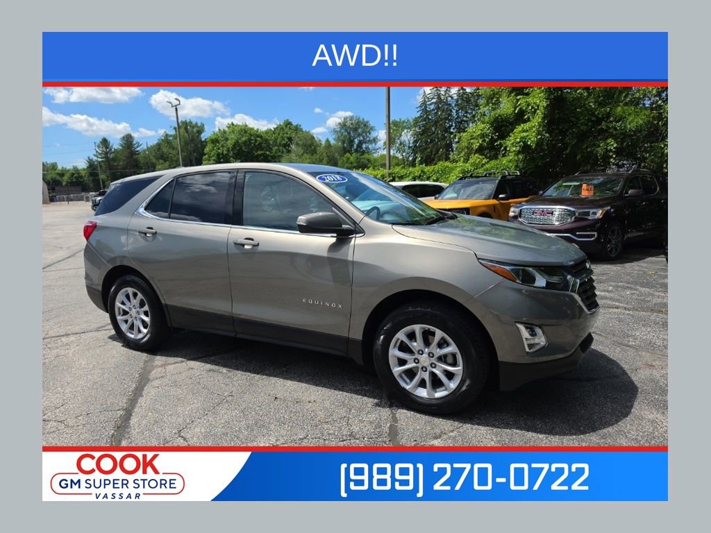 Certified 2018 Chevrolet Equinox LT AWD/4WD image 1