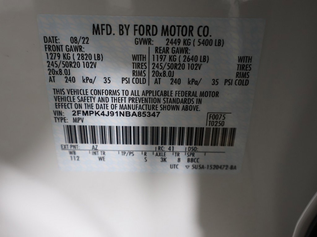 Used 2022 Ford Edge ST-Line w/ Class II Trailer Tow Package image 47