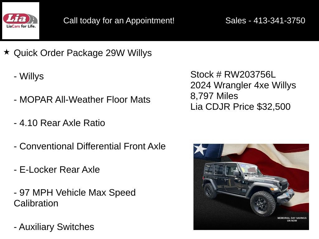 Used 2024 Jeep Wrangler Unlimited AWD/4WD image 6