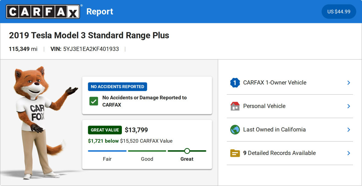 Used 2019 Tesla Model 3 Standard Range Plus image 2