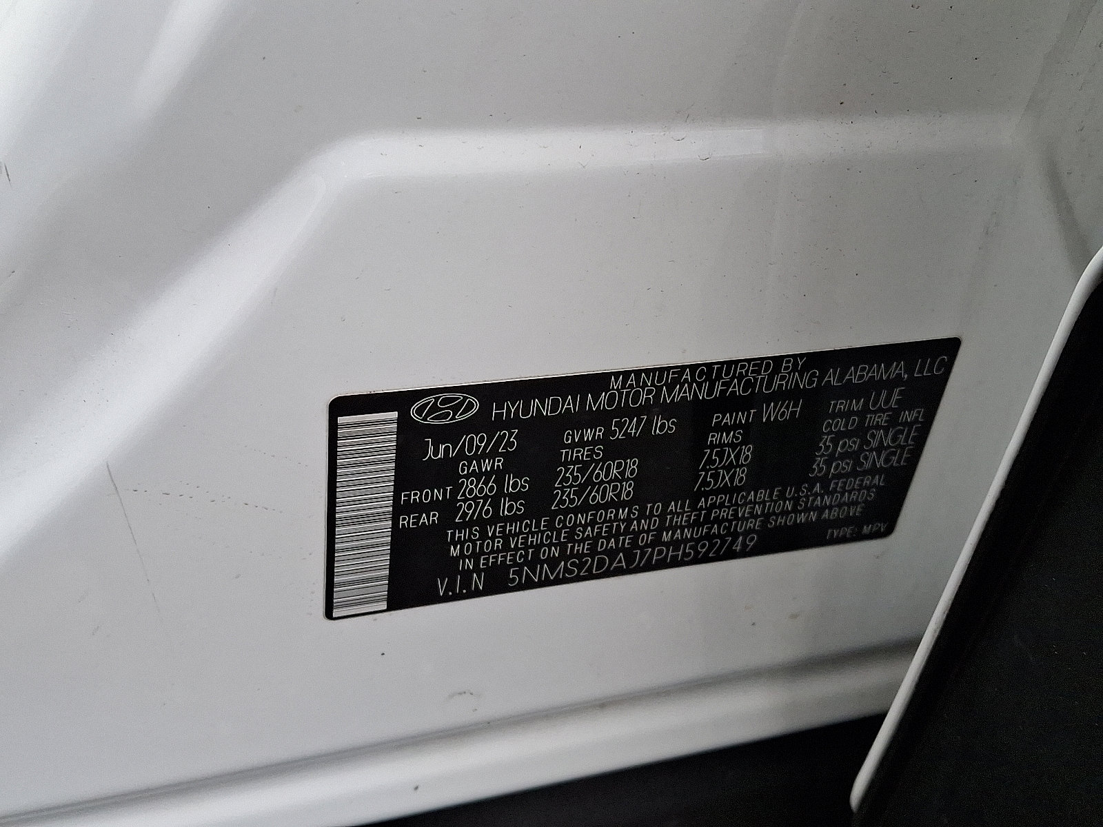 Certified 2023 Hyundai Santa Fe SEL w/ Cargo Package image 27