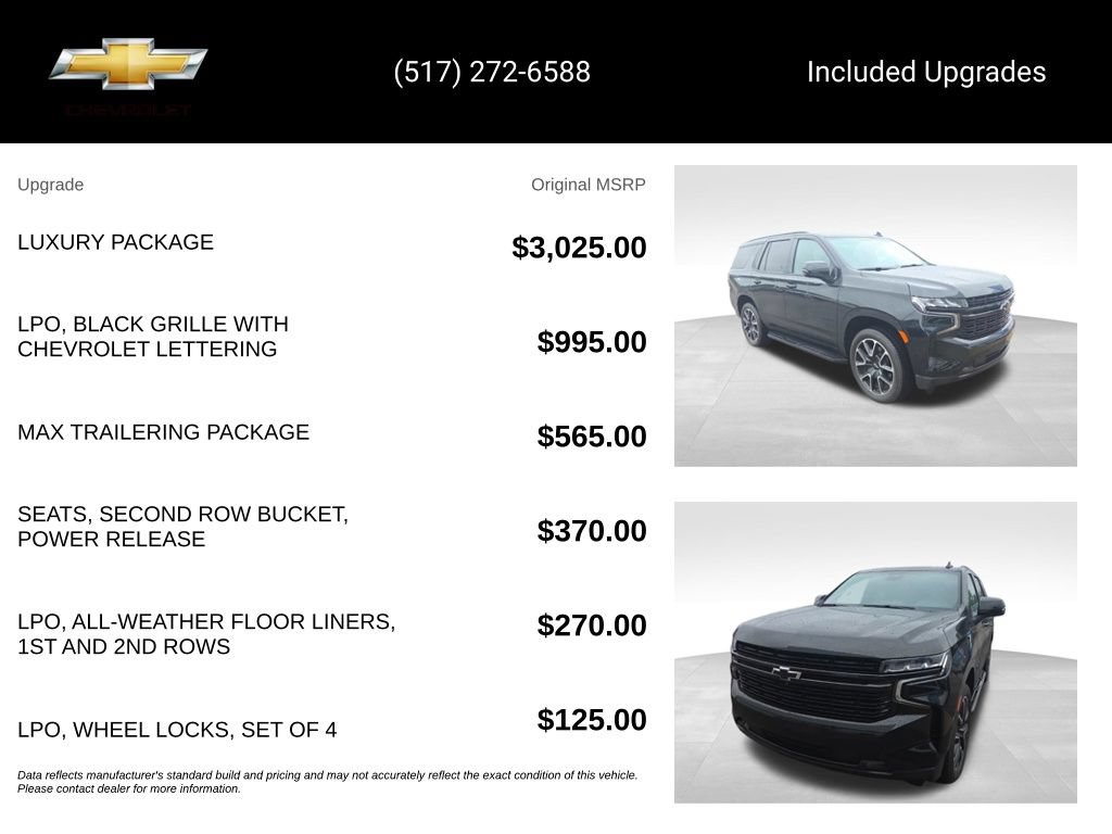 Certified 2024 Chevrolet Tahoe RST w/ Luxury Package AWD/4WD image 15