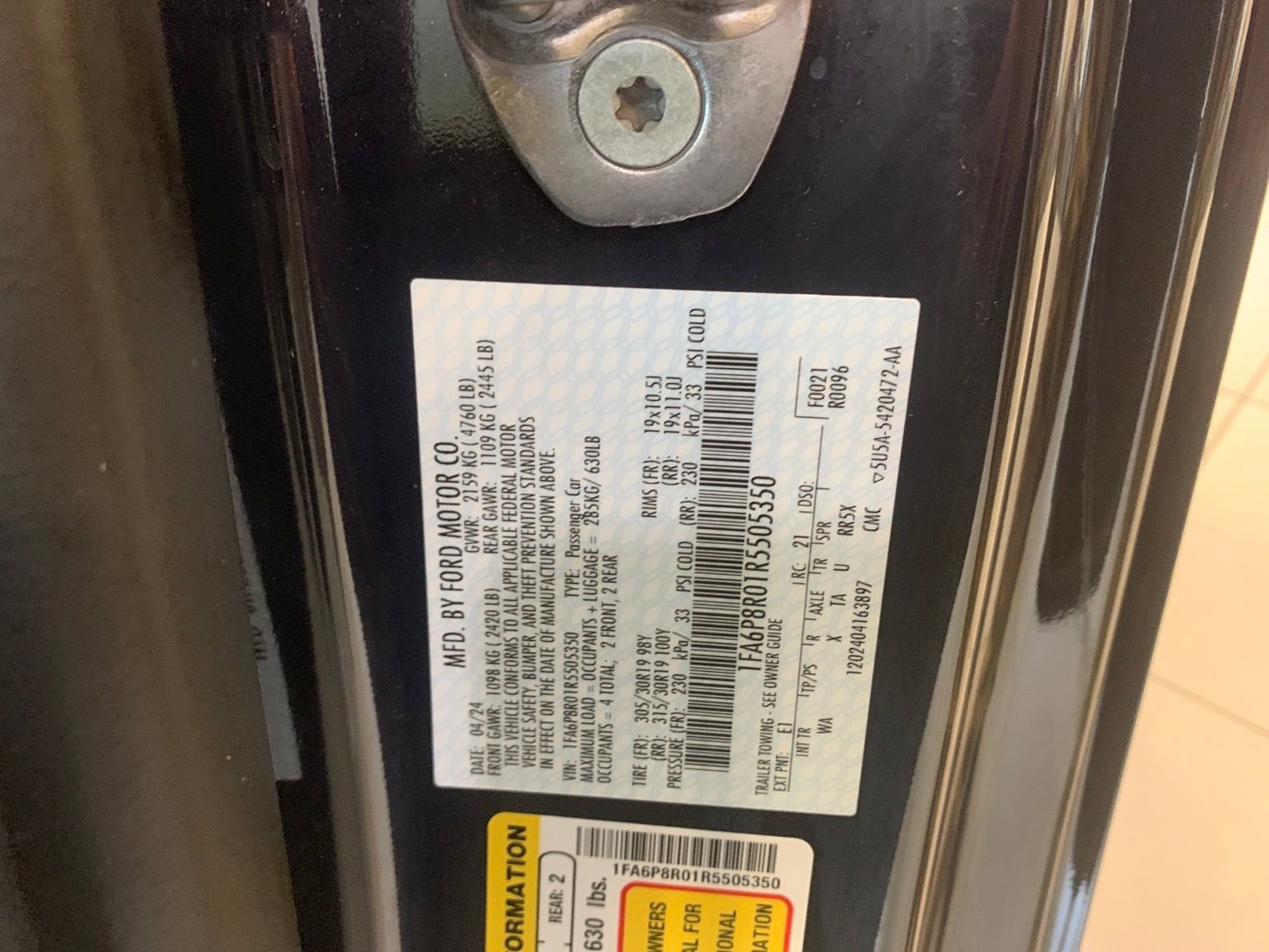 Used 2024 Ford Mustang Dark Horse w/ Dark Horse Handlin Package image 22