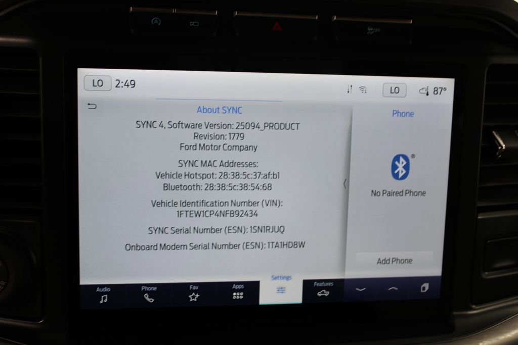 Used 2022 Ford F150 Lariat w/ Equipment Group 501A Mid image 55