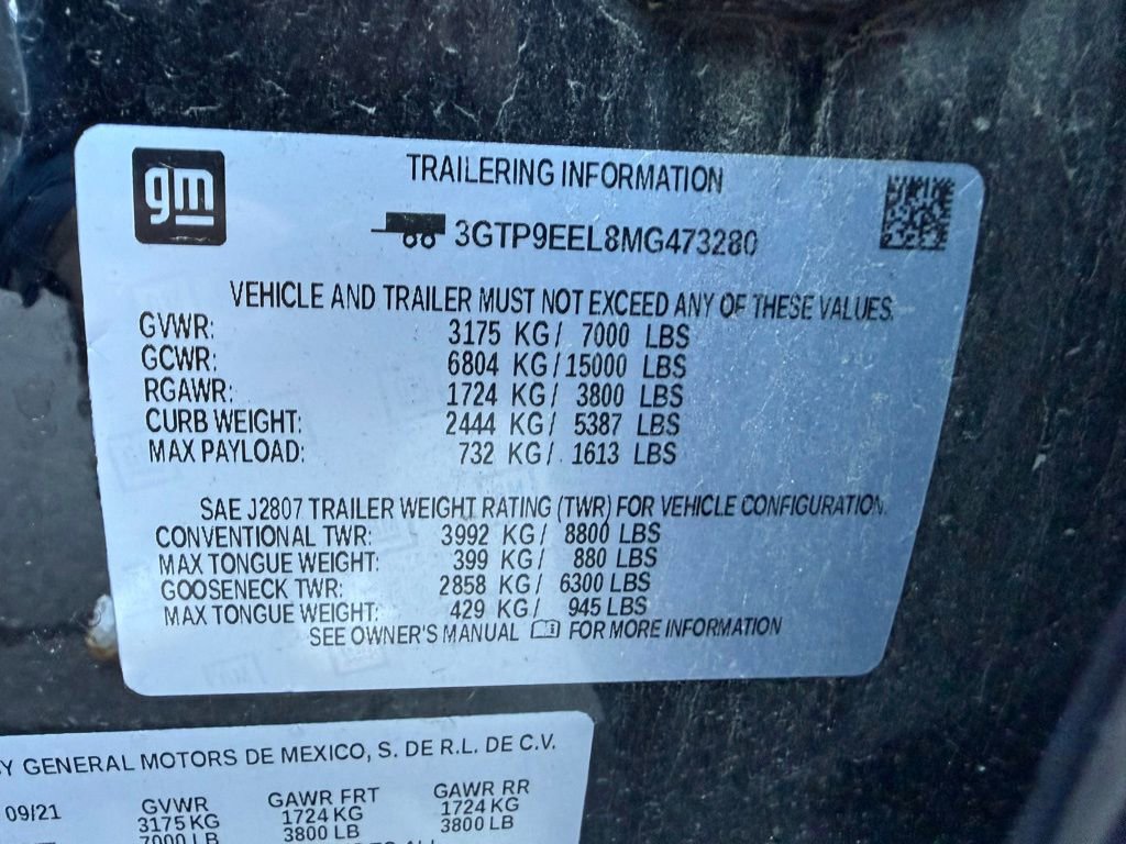 Used 2021 GMC Sierra 1500 AT4 AWD/4WD image 32