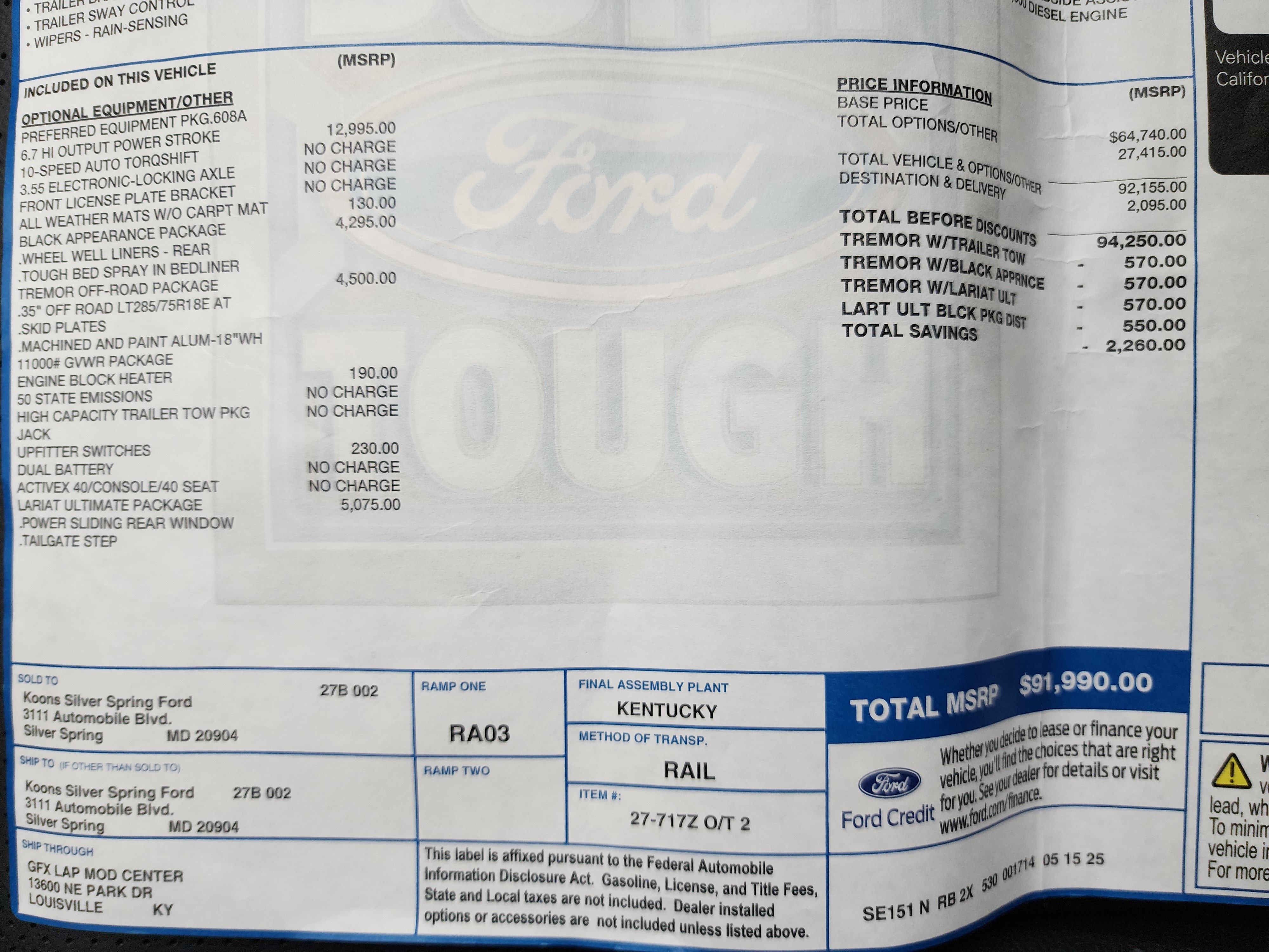 Used 2025 Ford F250 Lariat w/ Lariat Ultimate Package AWD/4WD image 51