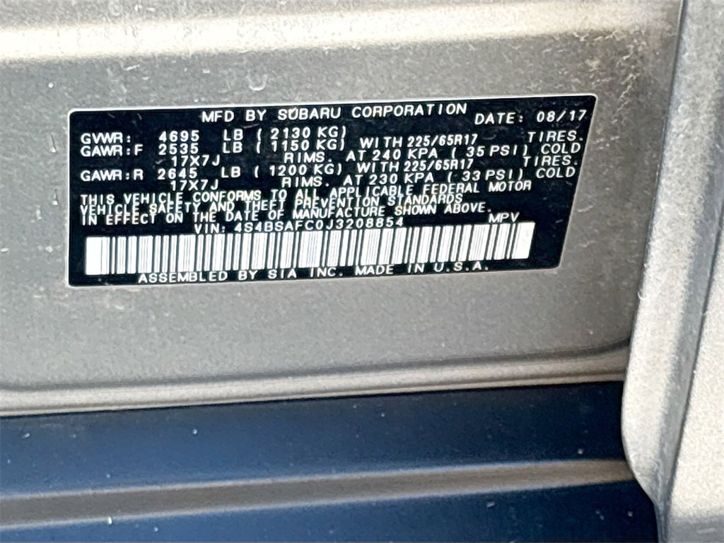 Used 2018 Subaru Outback 2.5i Premium image 30