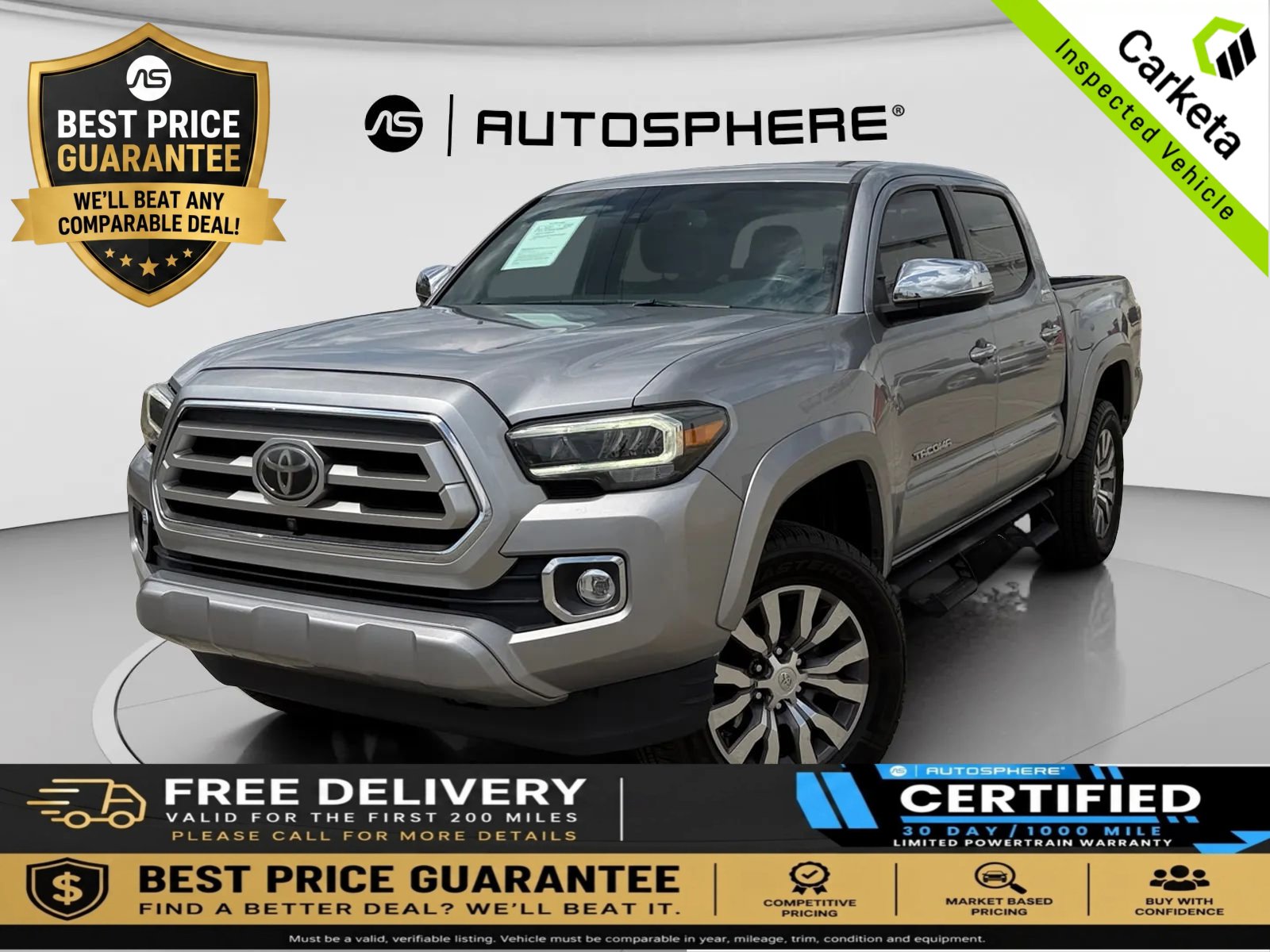 Used 2020 Toyota Tacoma Limited AWD/4WD image 1