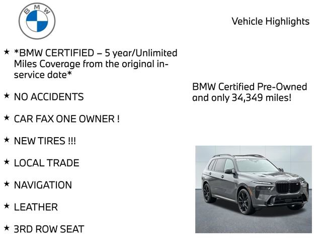 Certified 2024 BMW X7 M60i w/ Executive Package image 11