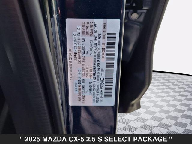 Certified 2025 MAZDA CX-5 AWD 2.5 S w/ Select Package image 36