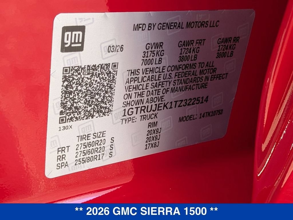 New 2026 GMC Sierra 1500 Elevation AWD/4WD image 35