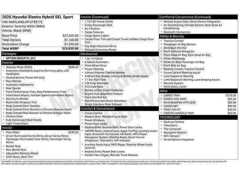 New 2026 Hyundai Elantra SEL FWD image 26