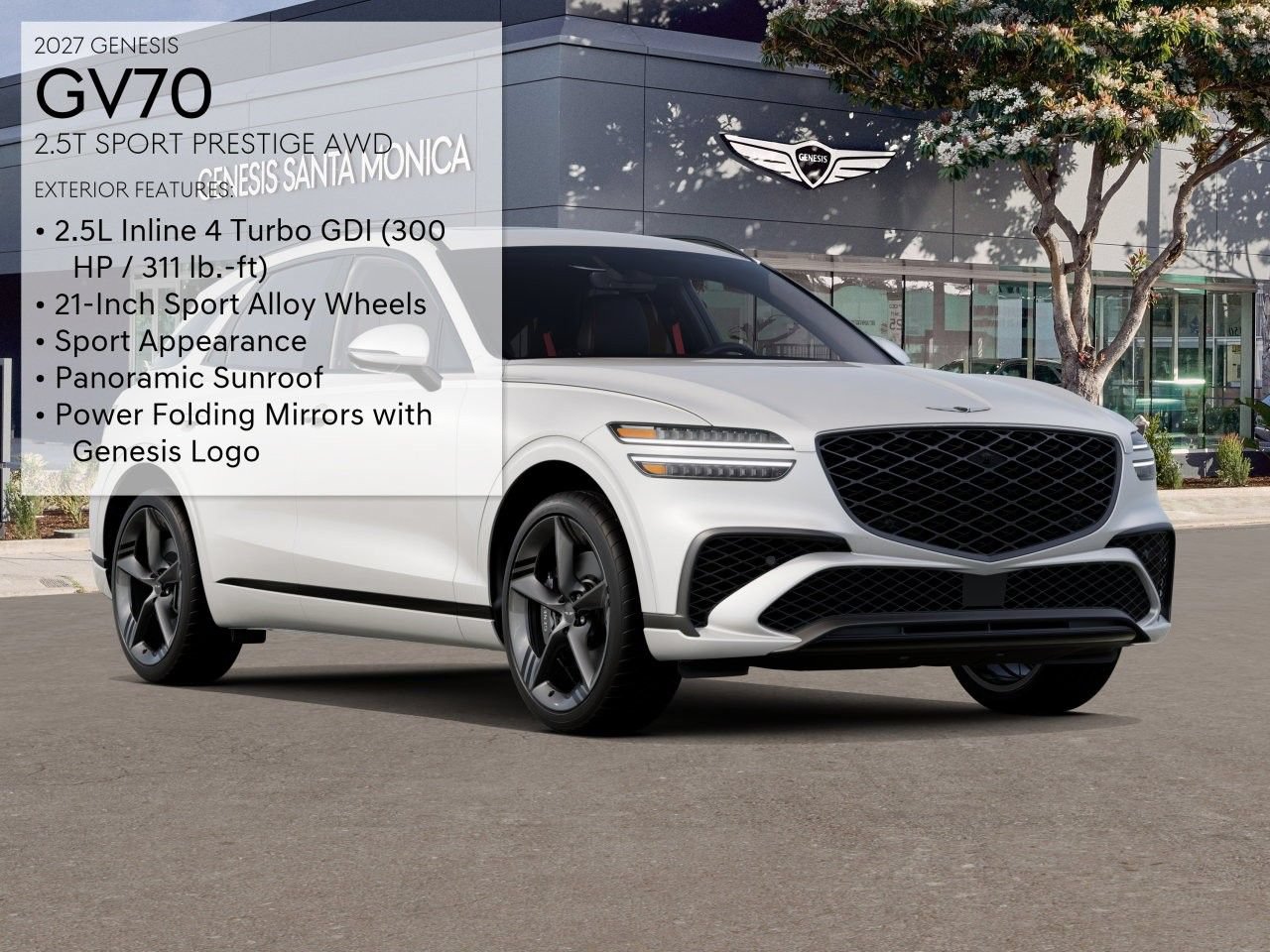 New 2027 Genesis GV70 2.5T Sport Prestige AWD/4WD image 3