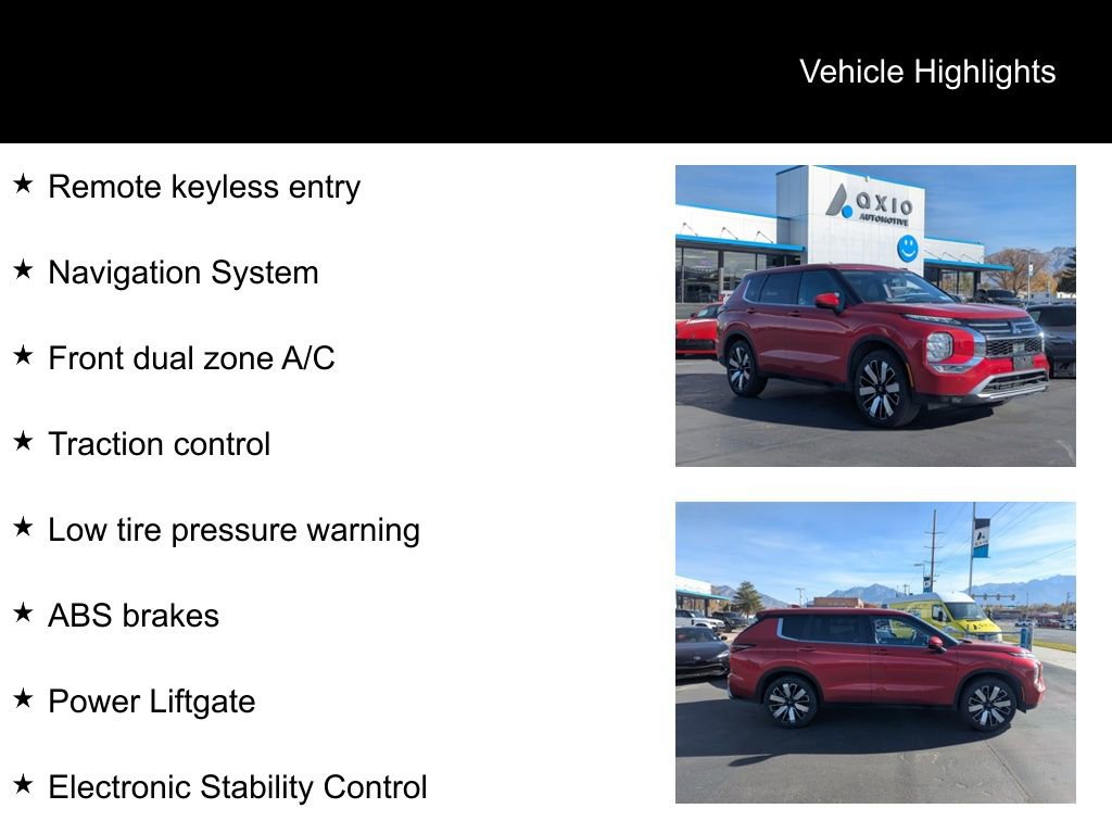 Used 2025 Mitsubishi Outlander SE AWD/4WD image 6