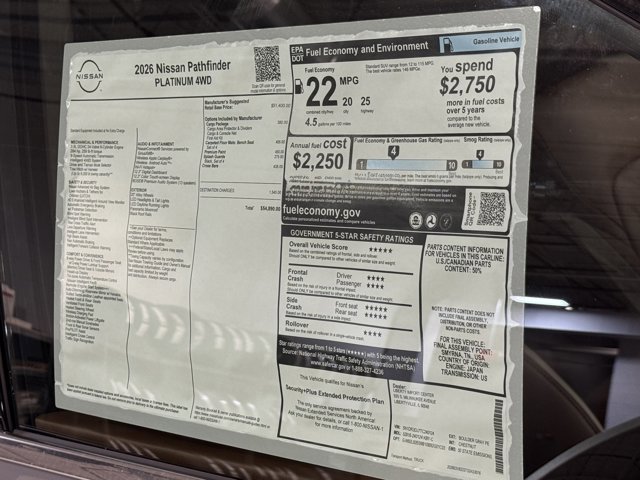 New 2026 Nissan Pathfinder Platinum image 6