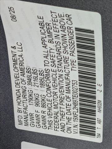 New 2026 Honda Civic Sport image 16