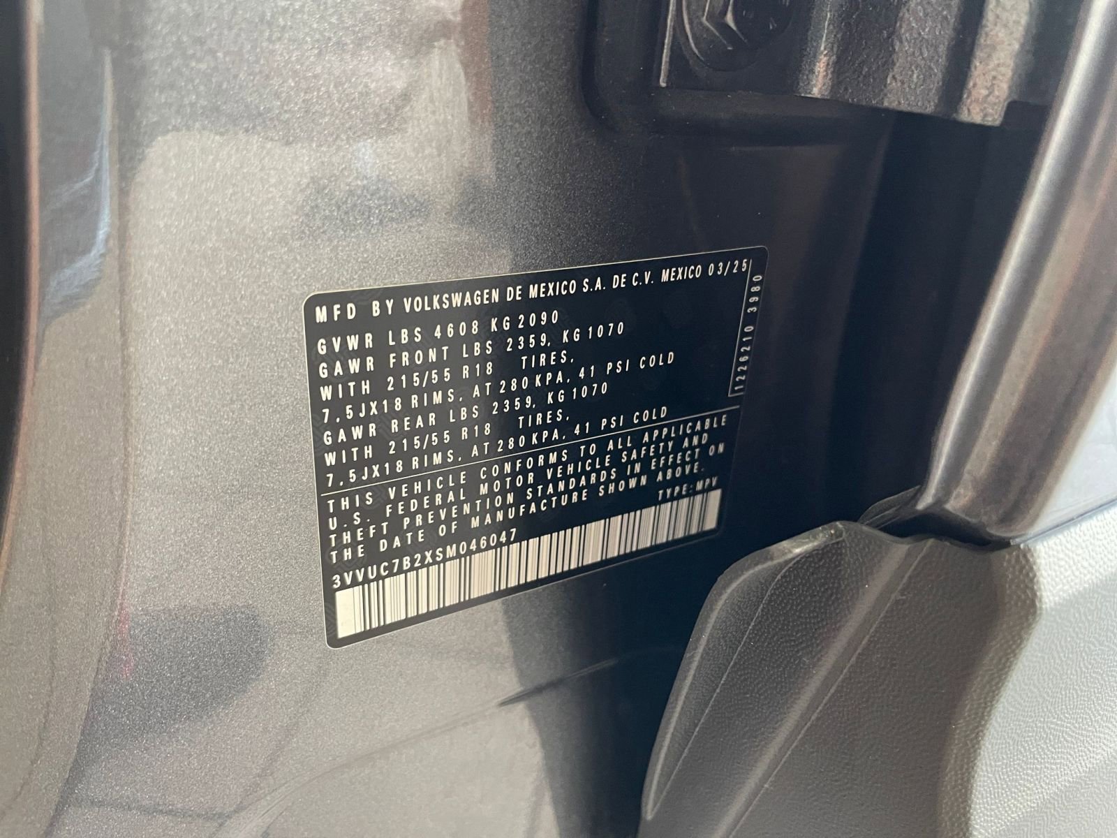 Used 2025 Volkswagen Taos SE image 22