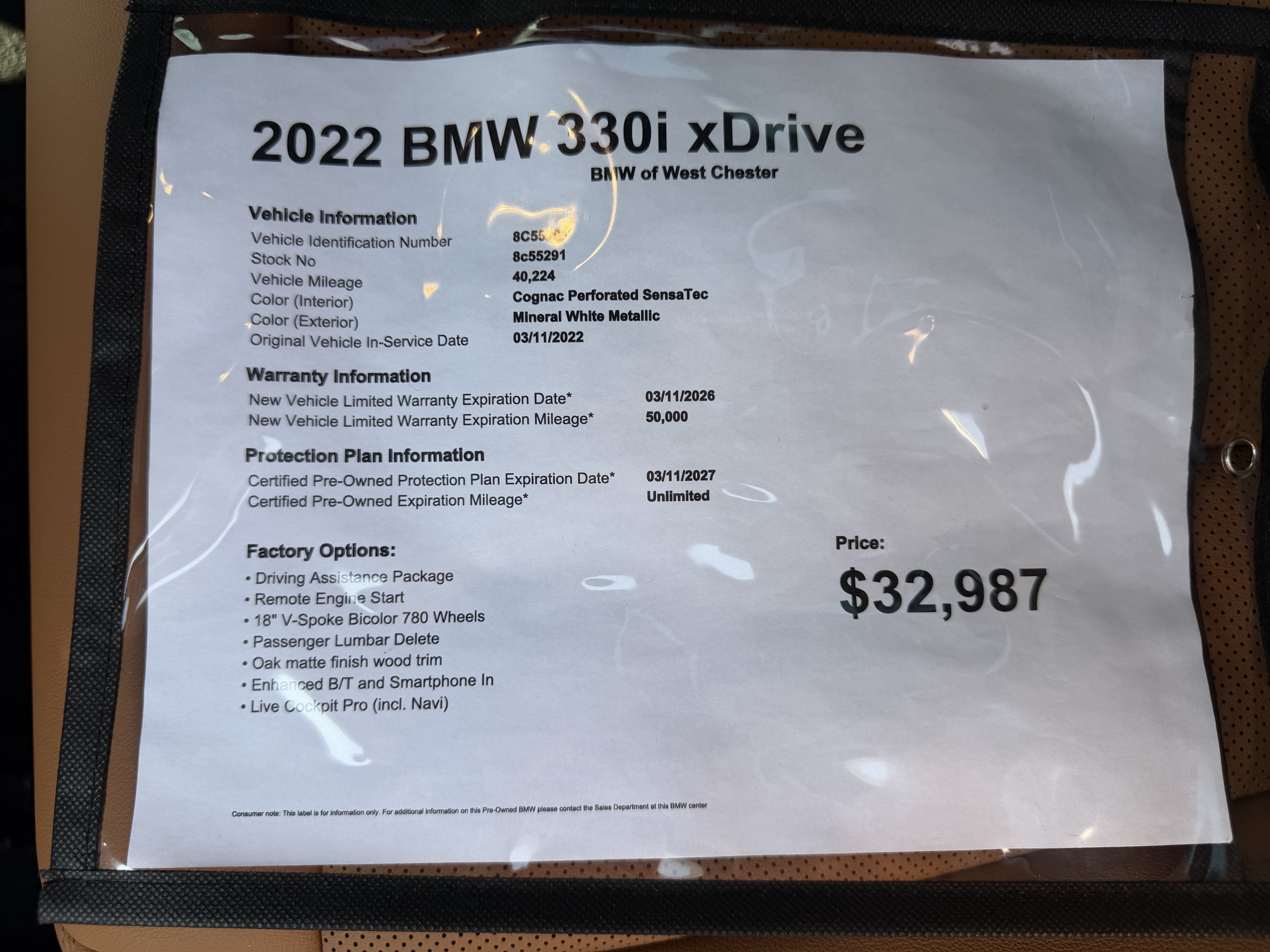 Used 2022 BMW 330i xDrive Sedan w/ Premium Package 2 AWD/4WD image 19