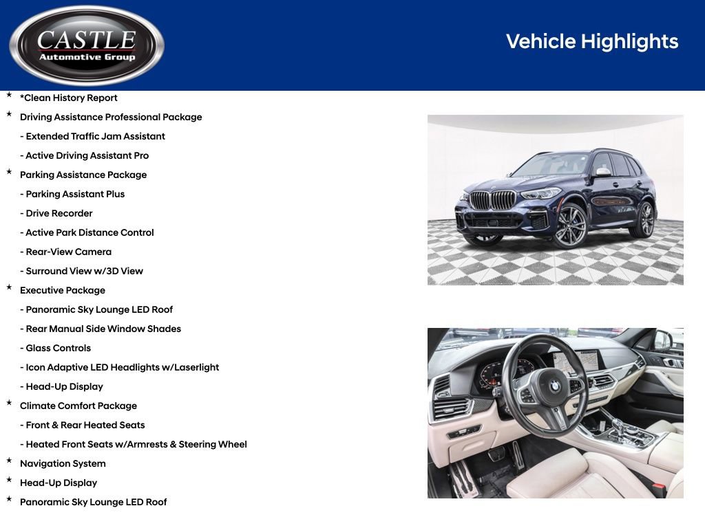 Used 2023 BMW X5 M50i w/ Executive Package AWD/4WD image 4
