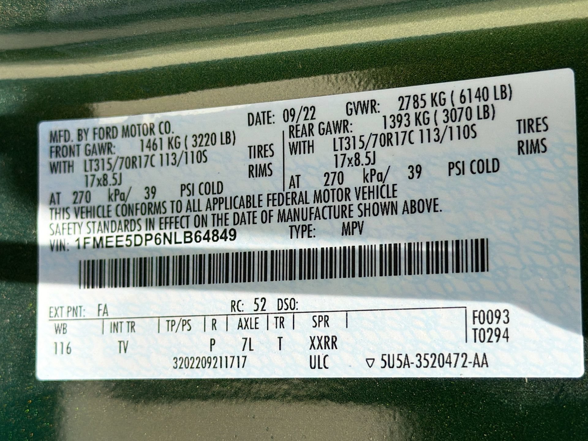 Certified 2022 Ford Bronco Wildtrak AWD/4WD image 37