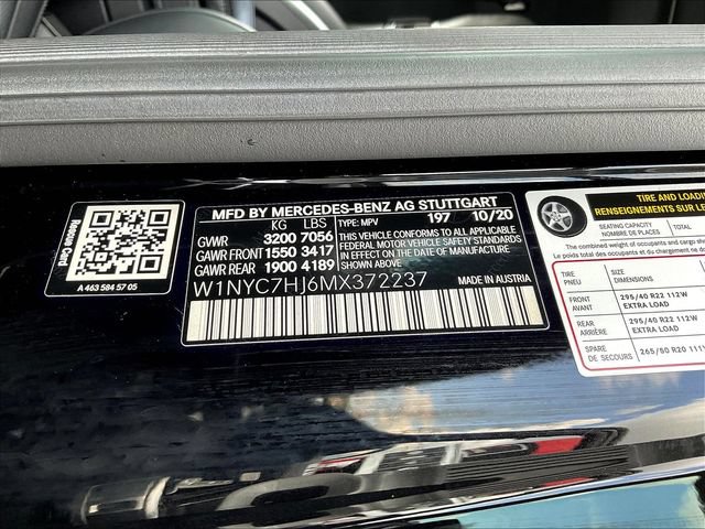 Used 2021 Mercedes-Benz G 63 AMG 4MATIC image 20