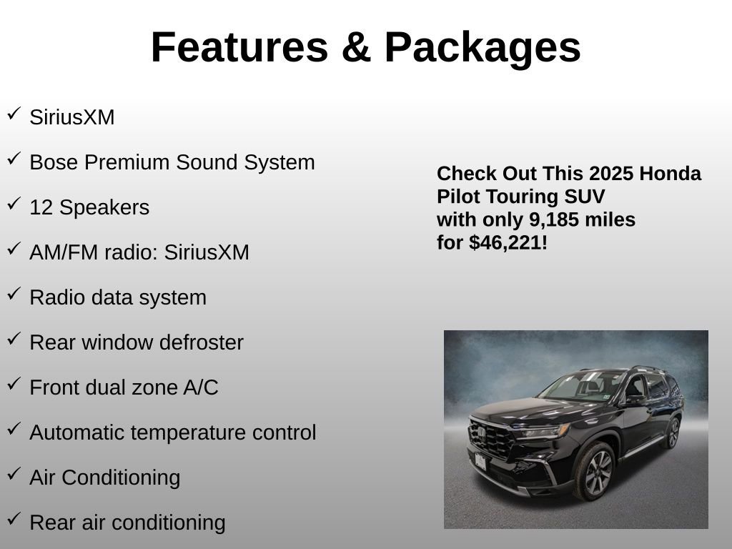 Certified 2025 Honda Pilot Touring image 8