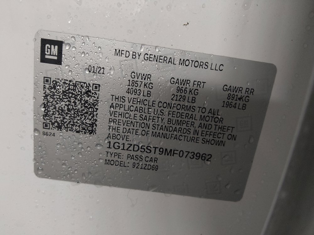 Used 2021 Chevrolet Malibu LT FWD image 33