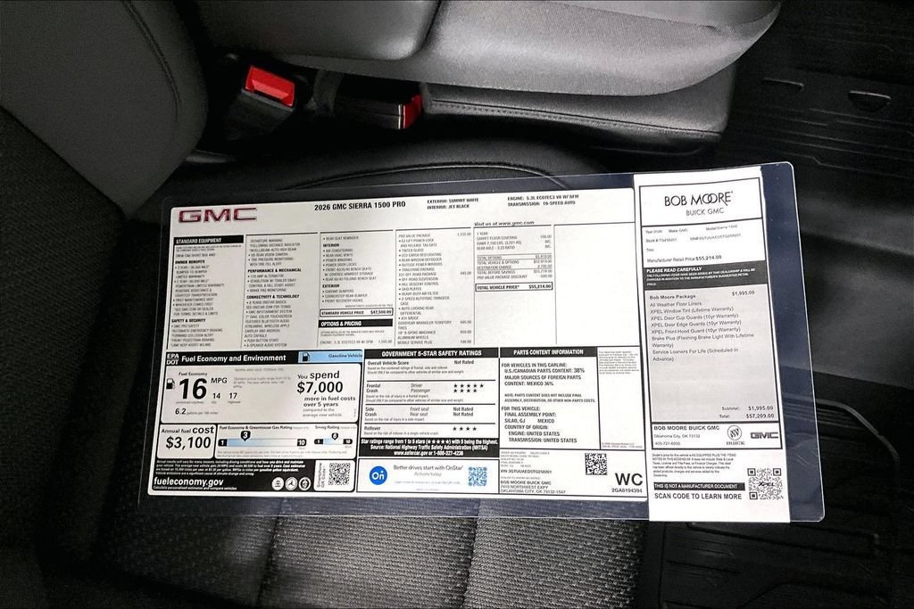 New 2026 GMC Sierra 1500 Pro w/ Pro Value Package AWD/4WD image 13