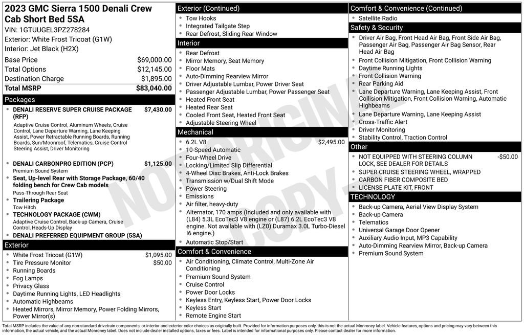 Certified 2023 GMC Sierra 1500 Denali AWD/4WD image 22