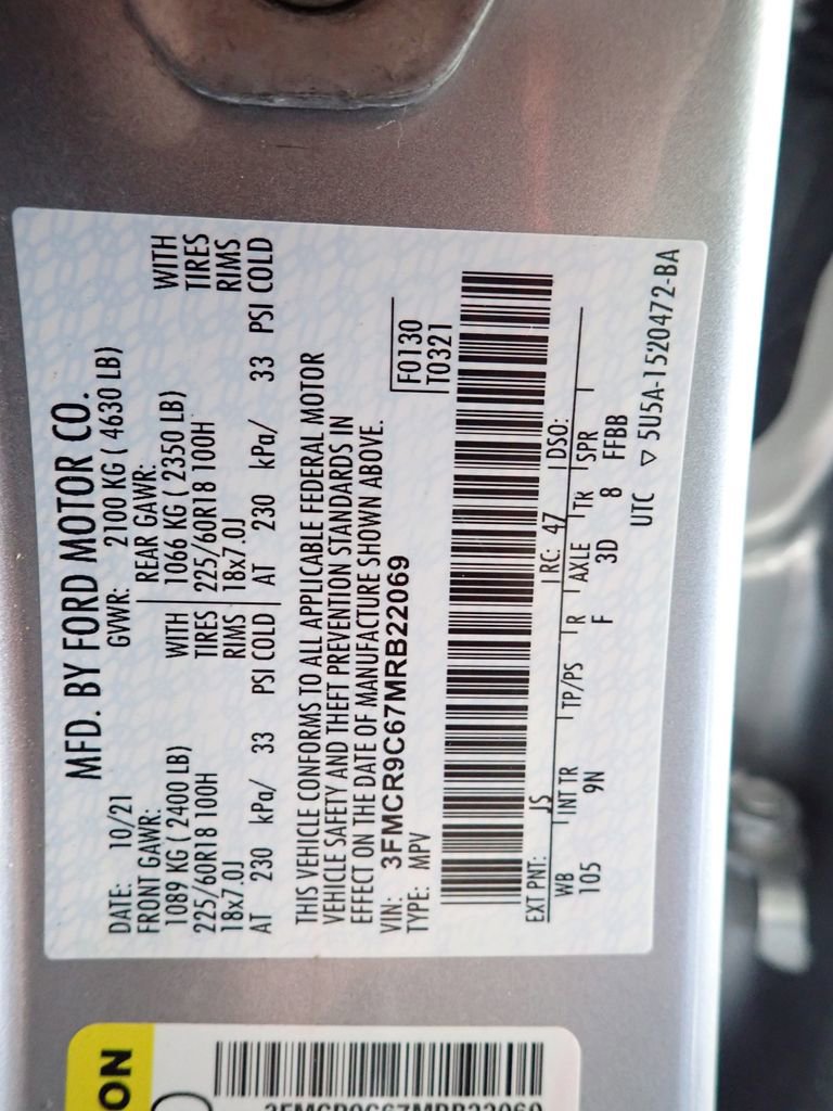 Used 2021 Ford Bronco Sport Outer Banks w/ Outer Banks Package (96D) image 38