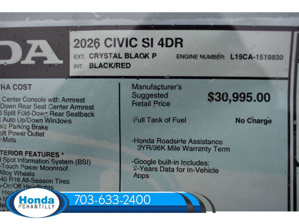 New 2026 Honda Civic Si image 35