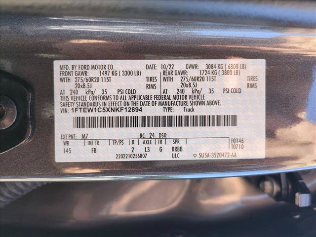 Used 2022 Ford F150 XLT w/ Equipment Group 302A High RWD image 15