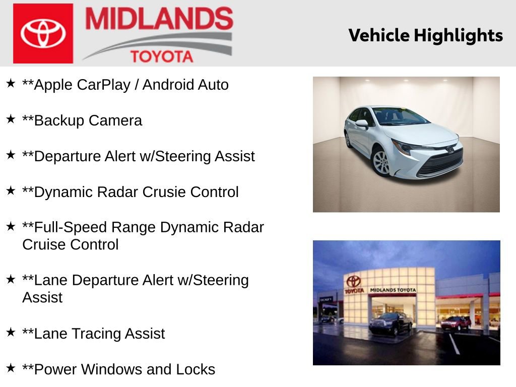 Used 2025 Toyota Corolla LE image 2