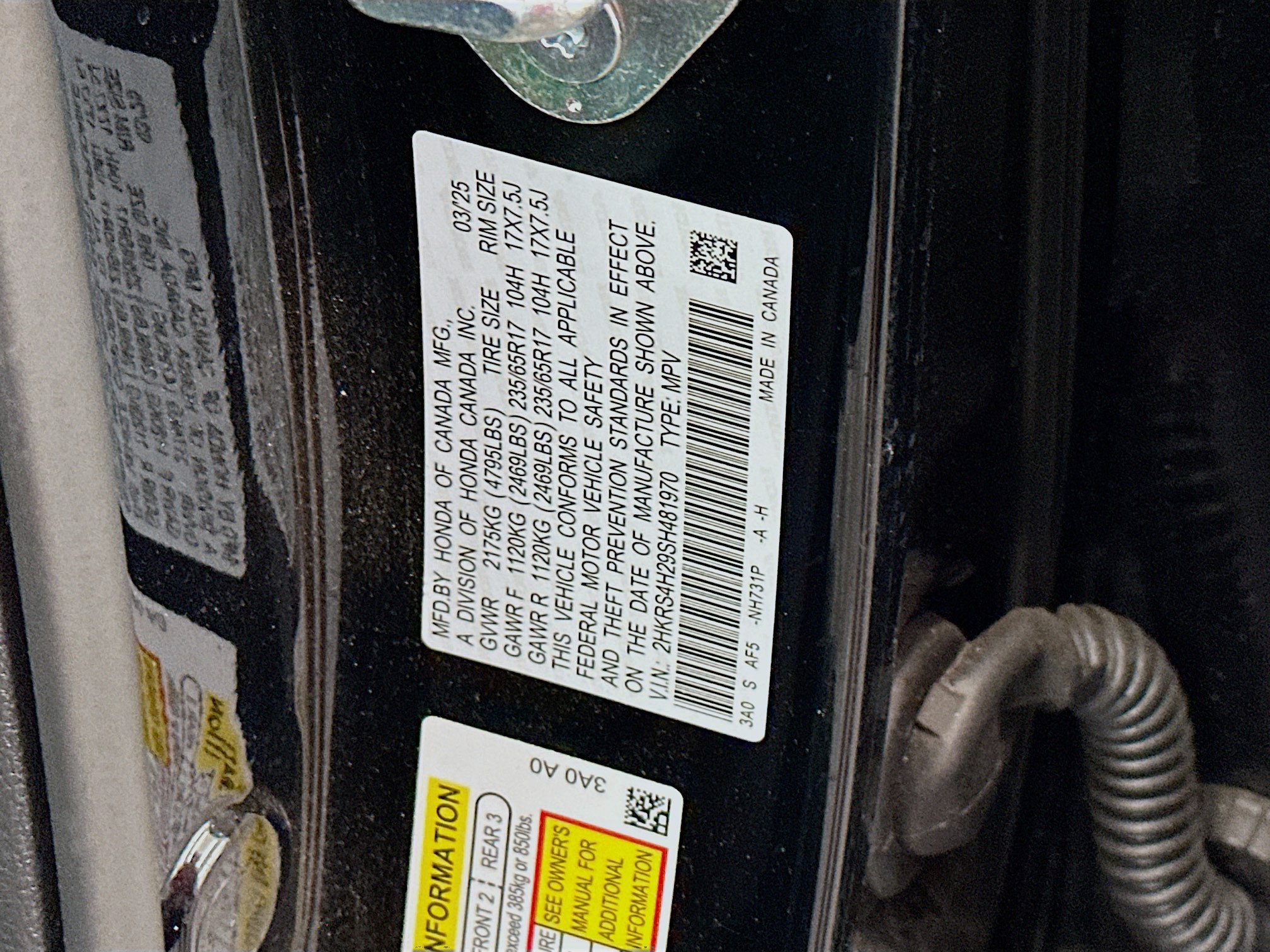Used 2025 Honda CR-V LX image 12