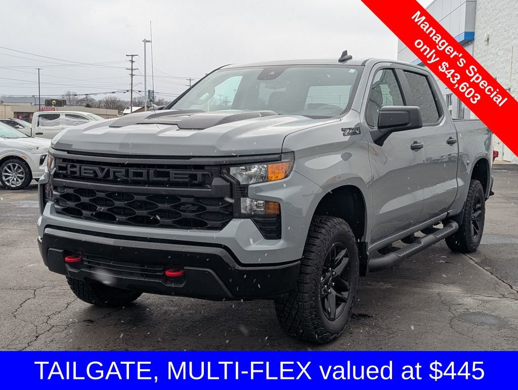 Used 2024 Chevrolet Silverado 1500 Custom Trail Boss w/ LPO, Dark Essentials Package image 4