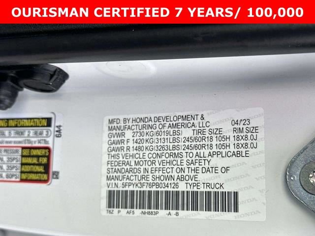 Used 2023 Honda Ridgeline RTL-E image 32