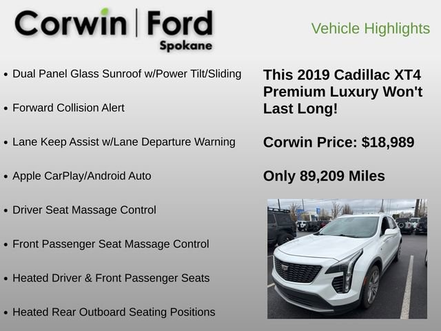 Used 2019 Cadillac XT4 Premium Luxury w/ Driver Assist Package image 14