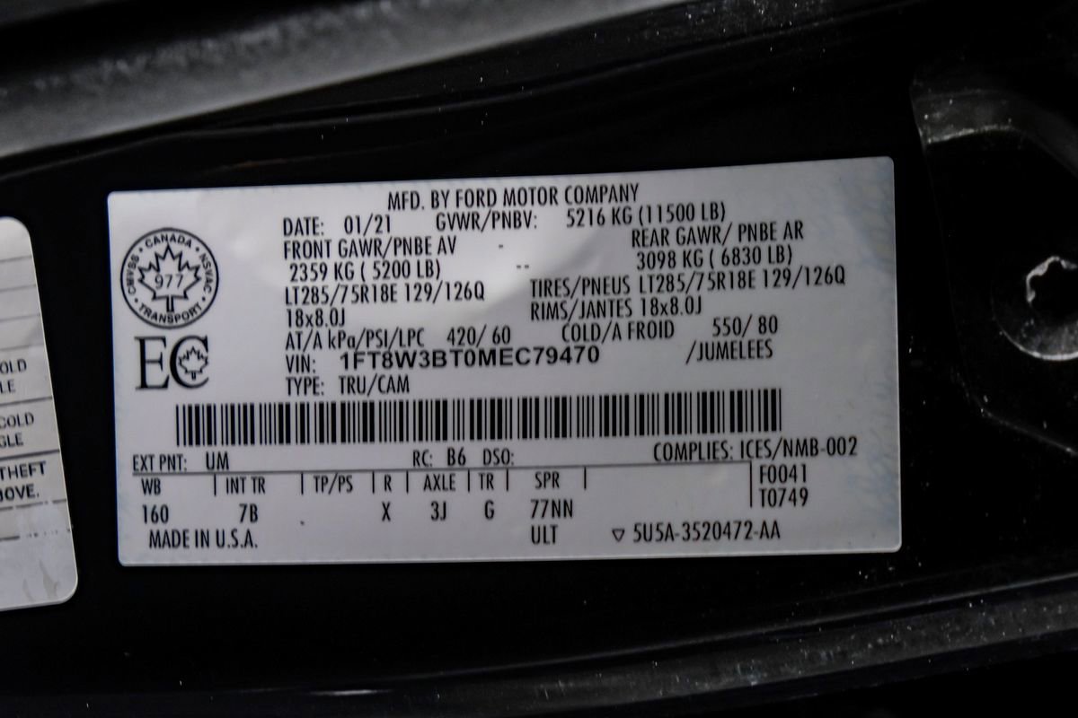 Used 2021 Ford F350 Platinum w/ Tremor Off-Road Package AWD/4WD image 65