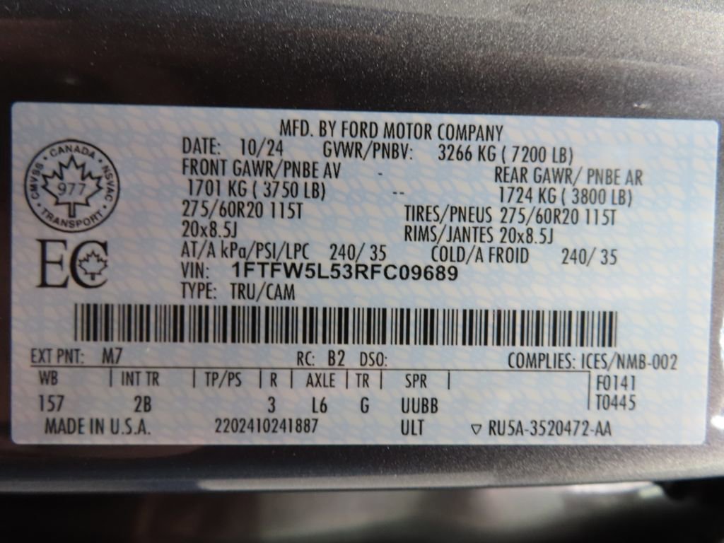 Used 2024 Ford F150 Lariat w/ Tow/Haul Package image 77