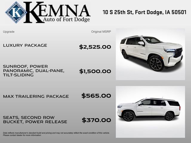 Used 2022 Chevrolet Suburban RST w/ Luxury Package image 4