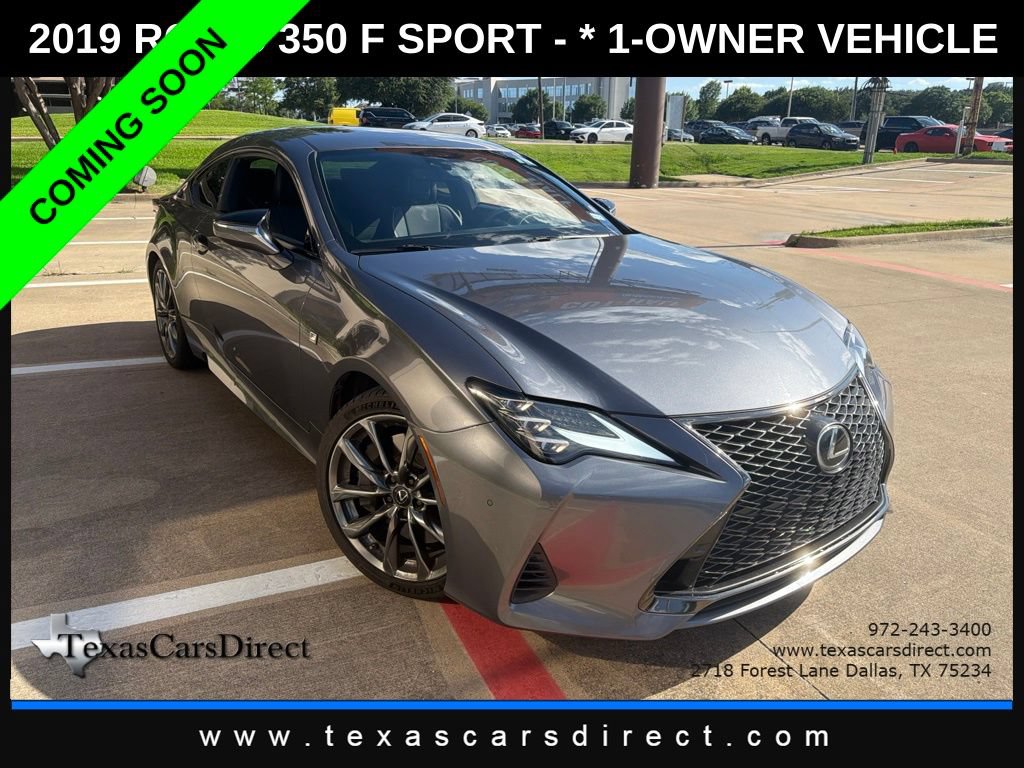 Used 2019 Lexus RC 350 F Sport w/ Accessory Package RWD image 1