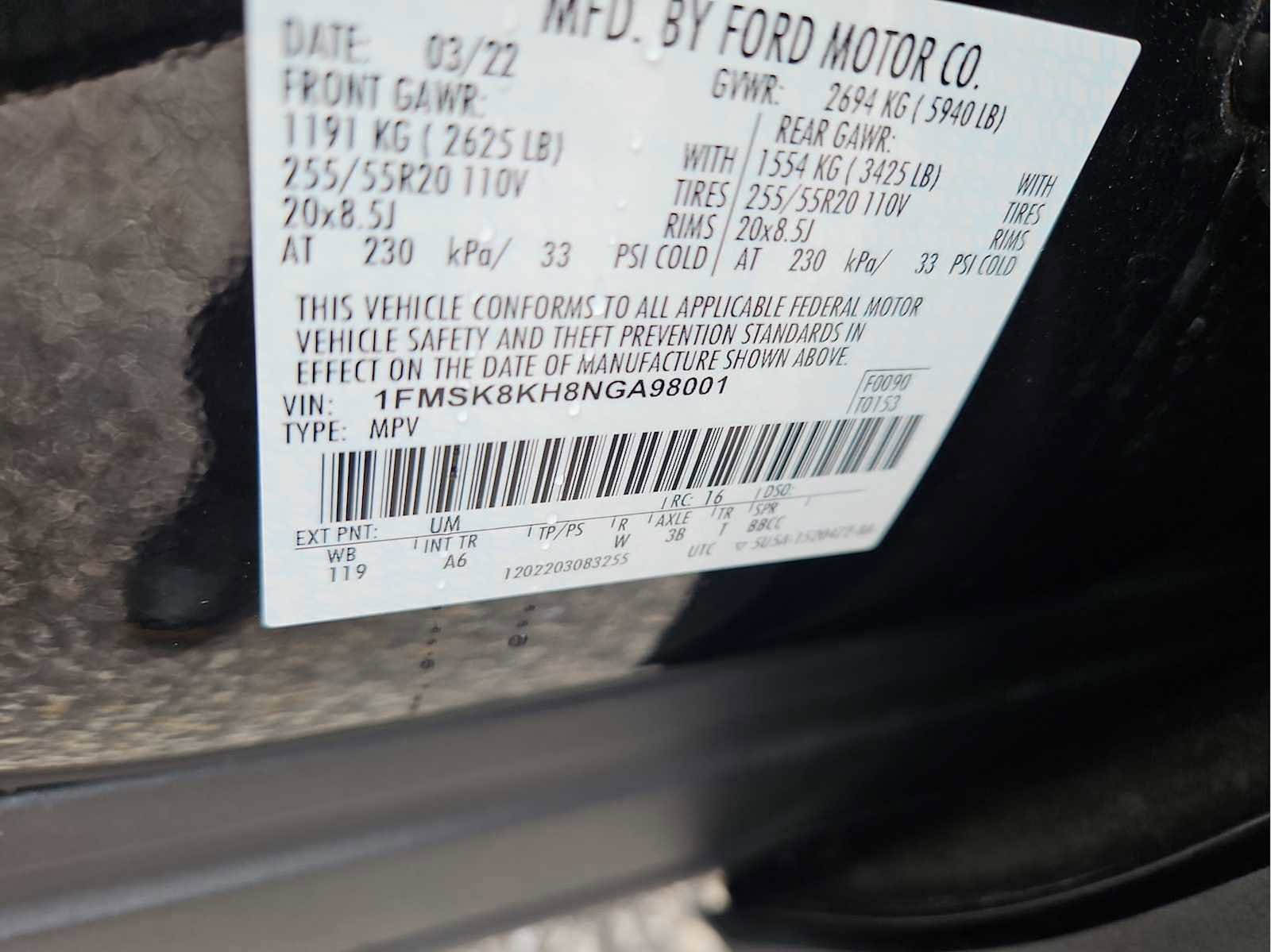 Used 2022 Ford Explorer ST-Line w/ Class IV Trailer Tow Package AWD/4WD image 40