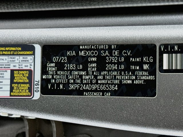 Certified 2023 Kia Forte LXS w/ LXS Technology Package FWD image 27