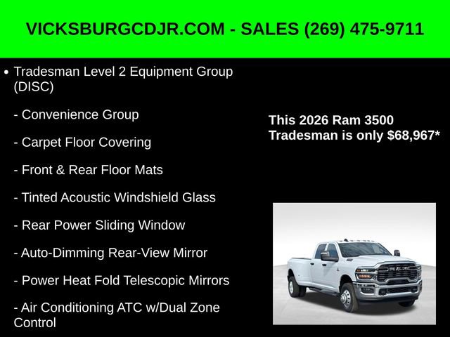 New 2026 RAM 3500 Tradesman image 11