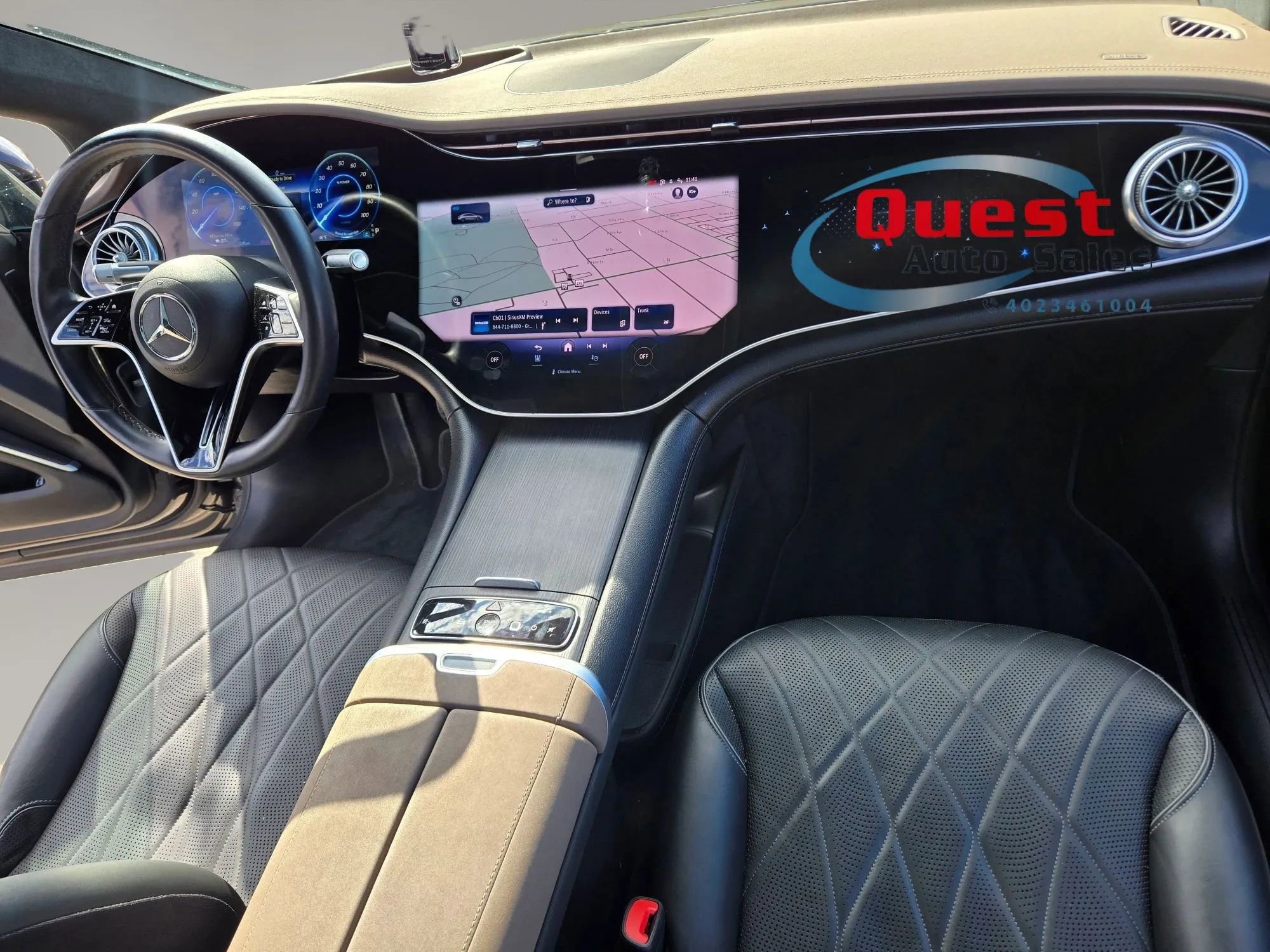 Used 2023 Mercedes-Benz EQS 580 4MATIC Sedan w/ Exclusive Trim Package image 67